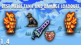 Terraria Mastermode 1.4 - Endgame Melee Tank and Highest Damage Loadout | Terraria's Journey's End