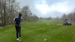 Playing Golf In The Snow... | Carus Green GC | Part 1