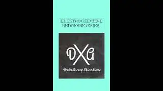 Gr. 12 Elektrochemiese Redoksreaksies