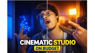 Build a Cinematic YouTube Studio on a Budget 🎬✨ | Beginner Lighting Guide