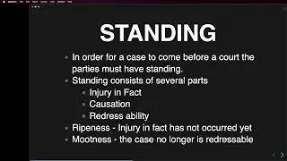 Con Law - Sp23 - 3 - Limits on Judicial Power