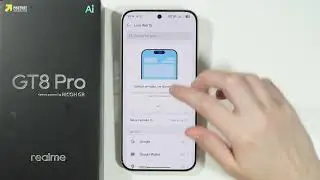 Realme GT 8 Pro: Как включить/выключить динамический остров (использовать оповещения в реальном в...