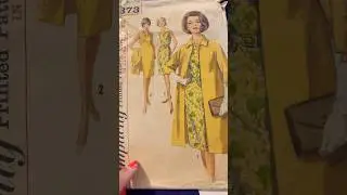 Sew a simple dress when sewing with difficult fabric! #sewing #vintagestyle #sewingpatterns #sew