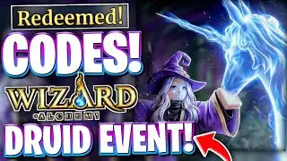 ⚡*DRUID EVENT* ROBLOX WIZARD ALCHEMY CODES | ALL NEW DRUID UPDATE CODES FOR WIZARD ALCHEMY