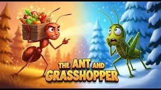 The Ant And The Grasshopper | Moral Story For Kids | Bedtime Stories