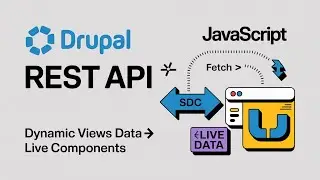 Create Views REST API in Drupal & Update SDC Component with JavaScript Fetch | #drupal11 #sdc