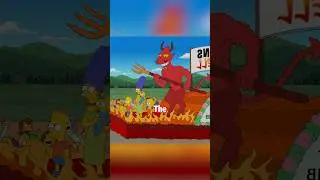 The Simpsons were run out of Springfield.#animation #shorts