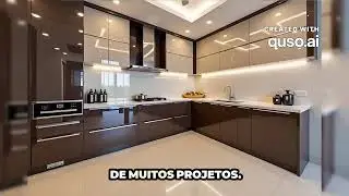 Cores neutras na cozinha moderna