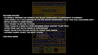 New Years Evolution 2026 - NEO Pro Wrestling