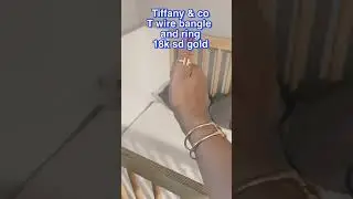 Tiffany & co T wire bangle and ring