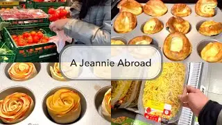 Apple rose tartlets, beetroot sugar, and Singapore noodles? | #2  Cooking VLOG