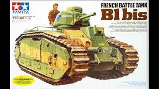 Покраска и состаривание Tamiya Char B1 Bis