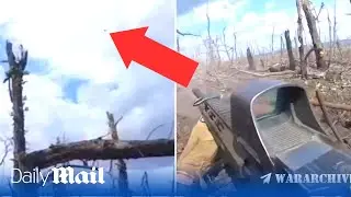Female Ukraine soldier rescues comrade after Russian drones leads to ambush