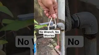 No Strength, No Tools&mdash;Still Works! Faucet Trick #FaucetHack #LifeHack #NoToolsNeeded #PlumbingTrick