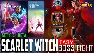 ACT 8.2.1 BETA | SCARLET WITCH Boss Fight | Marvel Contest Of Champions