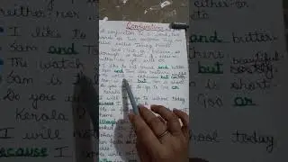 Conjunctions full explanation in one video// for grade3-8#ytvideo#youtubevideo#EnglishGrammar📝📝