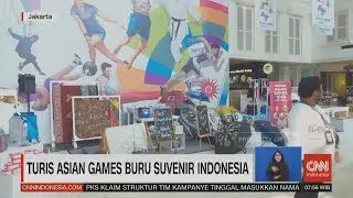 Turis Asian Games Buru Suvenir Indonesia