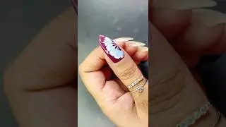 Easy drag marble nail art at home #nailart #easynailart #trending #youtubeshorts #shorts