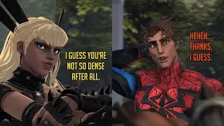 Spider-Man and Magik hit it off! | Story by Eggheadcobra