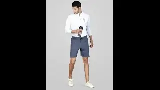 3206 WINOUT Regular Fit Mid Rise Soft Cotton Blend Classic Shorts for Men