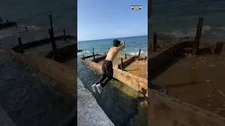 MENTAL WATER CHALLENGE 💦 #shorts #parkour #waterchallenge