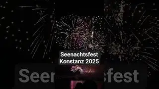 Seenachtsfest Konstanz 2025 mit Feuerwerk und Sonderzug der Eisenbahnfreunde Zollernbahn