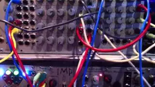 Modular synth performance patch (dpo, e350, bd808)
