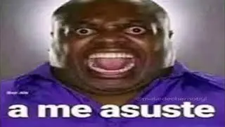 AAAAAA!!! ME ASUST&Eacute;! 😐