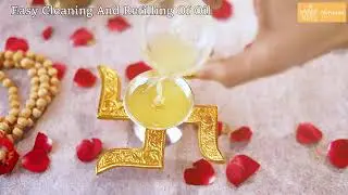  Swastik Brass Diya &ndash; Traditional Brass Oil Lamp for Puja & Home Decor