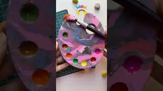 What?😱painting pallet DIY #shorts #youtubeshorts