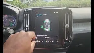 How to Check Tire Pressure and Next Service Due - Car Status in the Volvo Google Infotainment System