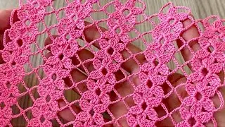 STUNNING and INCREDIBLE Crochet Etol Shawl, Blouse, Tunic, Curtain, Runner, Tablecloth Model