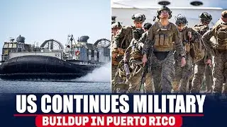 U.S. troops arrive in Ponce, Puerto Rico amidst a U.S. military buildup in the Caribbean