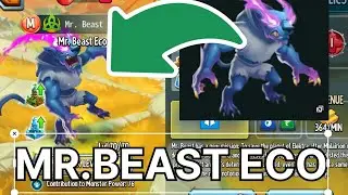 HATCHING MR BEAST ECO IN MONSTER LEGENDS