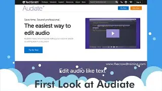 A First Look and Quick Review of Audiate Audio/Script Editor from TechSmith