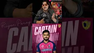 Riyan parag new captain rr 💝 #riyanparag #rajastanroyals #ipl2026 #cricketnews #shorts #ytshorts