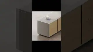 Minimalist Office Workstation: Desk + Storage Cabinet + Meeting Table