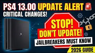 PS4 13.00 Jailbreak FINALLY HERE?! Full Step-by-Step Guide (All Firmware 13.00 & Lower)