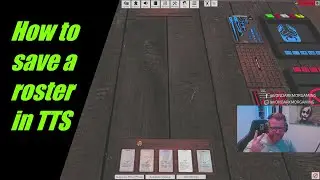 Marvel Crisis Protocol! Tutorial on how to save a roster in TTS.