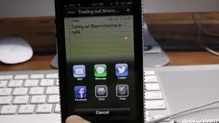 ShareNotes Enhanced Sharing Options in Notes App Cydia Tweak Review