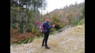 Walking the Coed y Brenin Gold Mine trail October 30, 2016