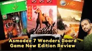 Обзор настольной игры Asmodee 7 Wonders: новое издание | геймплей, компоненты и подробный стратег...