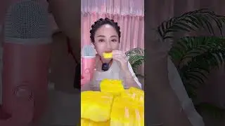 Foam ice eating asmr