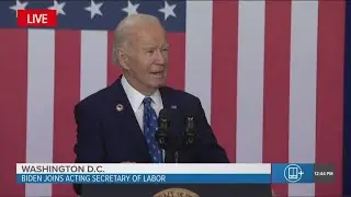 Pres. Biden joins acting Secretary of Labor |  Full press conference