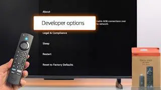 How to Enter Developer Mode on Amazon Fire TV Stick 4K Max!