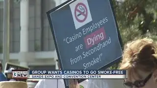 Rally for smoke-free casinos in Nevada at Global Gaming Expo