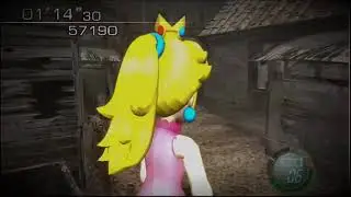 Resident Evil 4  Princess Peach Destroys The Undead! Peach MOD (RE-UPLOAD)