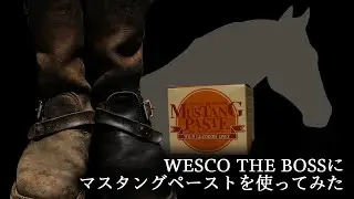 【WESCO】20年使ったBOSSにマスタングペーストを塗ってみた