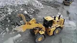 Большой колесный погрузчик CATERPILLAR 994K #cat #cat994k #колесныйпогрузчик