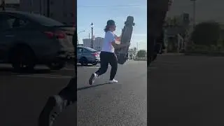 Aero Slam &bull; @danielj.lindsey #longboard #freestyle #slomo